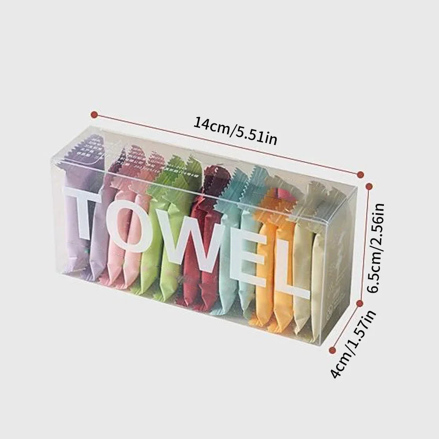 14/7PCS disposable compressed towel cloth thickened cotton bath towel travel cleaning fa detail view
