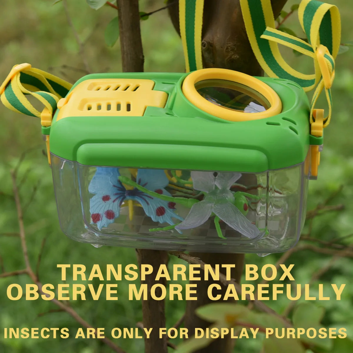 Insect Observation Box,Animal Capture Collector Exploration,Magnifier Multifunctional Outdoor Toy In