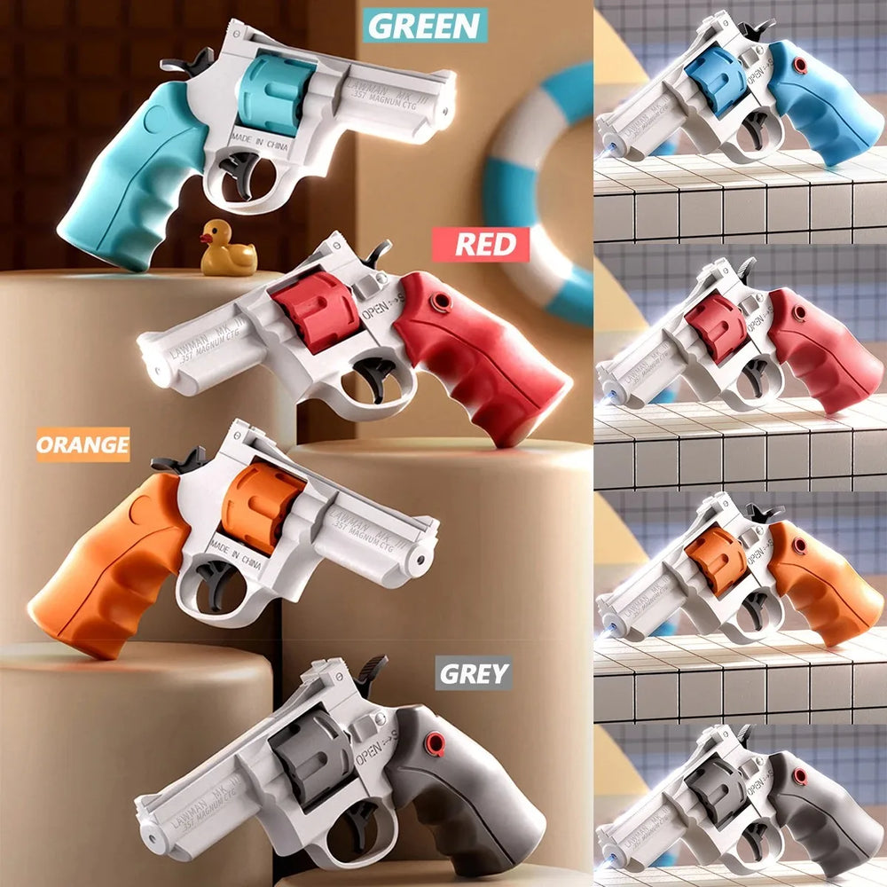 Water Blaster Revolver Toy | High-Powered Outdoor Water Gun for Kids additional angle
