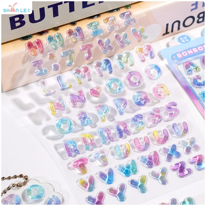 3D Food Stamping Seal Sticker | Japanese Anime Decorative Craft Stickers for Kids close-up view