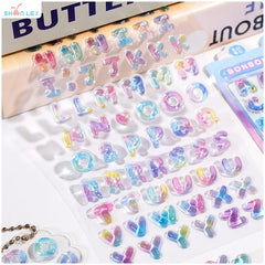 3D Food Stamping Seal Sticker | Japanese Anime Decorative Craft Stickers for Kids close-up view