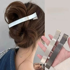 1/5Pcs Bangs Duckbill Clip Korean Women Elegant Hair Clips Barrettes For Girls Metal Hair Claws Hairpin Ponytail Accessories