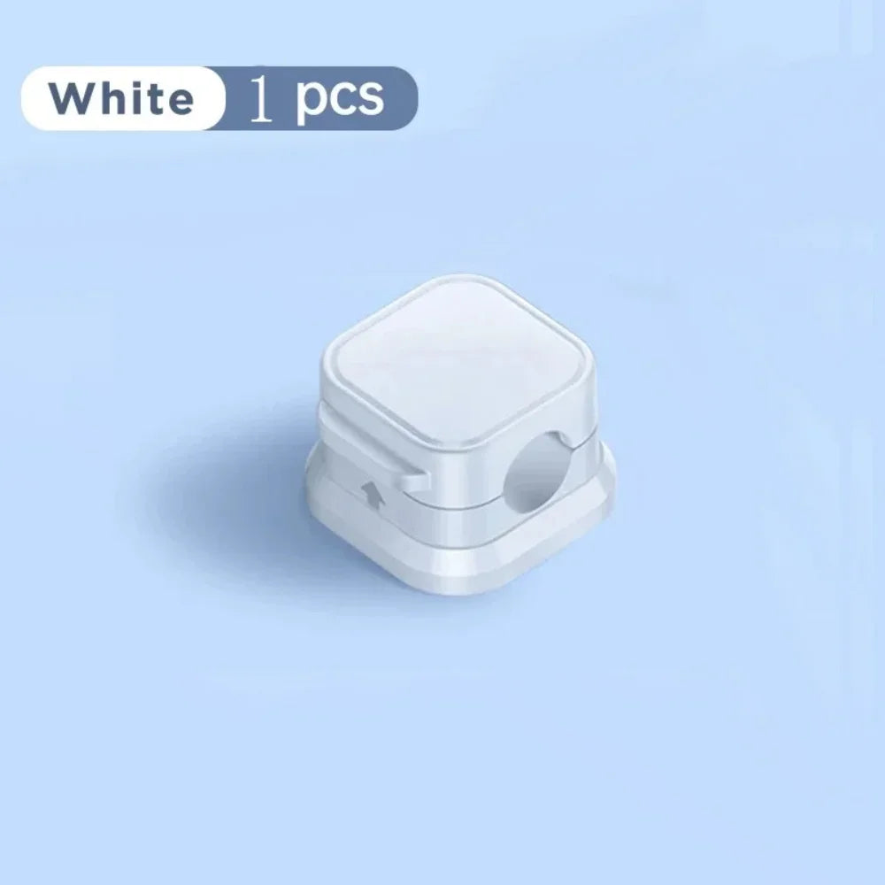 1/3/6/12PCS Magnetic Cable Organizer Clip Cord Holder Adhesive Wire Keeper Organizer for detail view