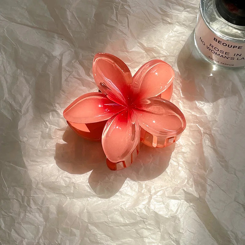 Bohemian Flower Hair Claw Clip For Women Sweet Floral Hair Claws Crab Clamp Barrettes Ha detail view