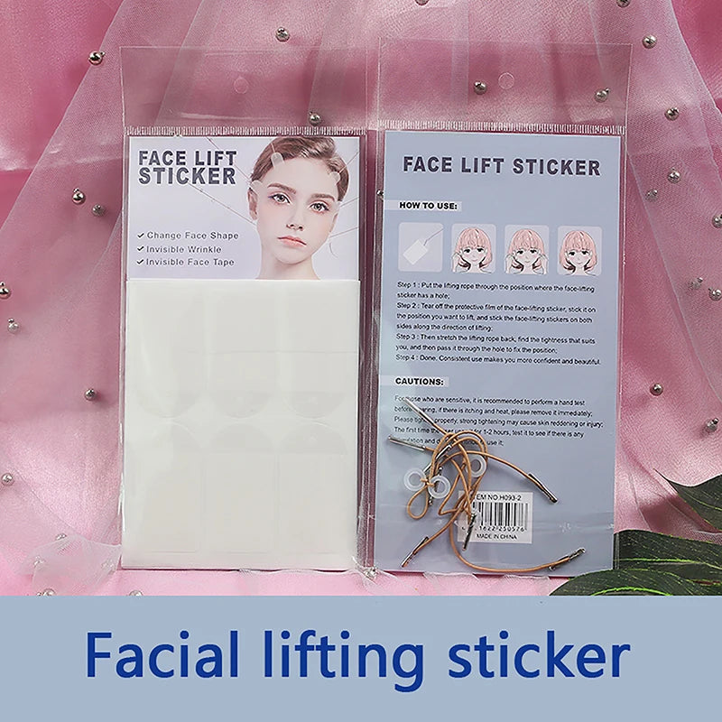 Invisible Face Lifting Stickers | Instant V-Shape Facial Tape additional angle