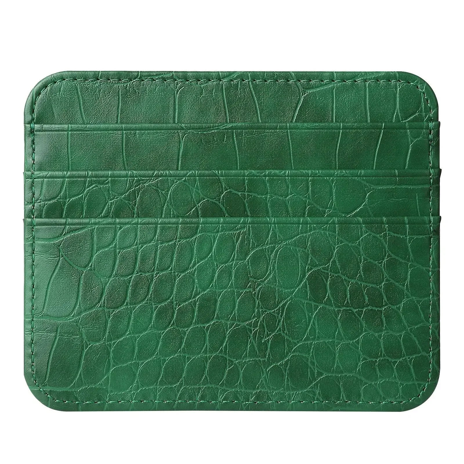 Slim Thin Mini ID Card Holder | PU Leather Credit Card Case for Men and Women alternate view