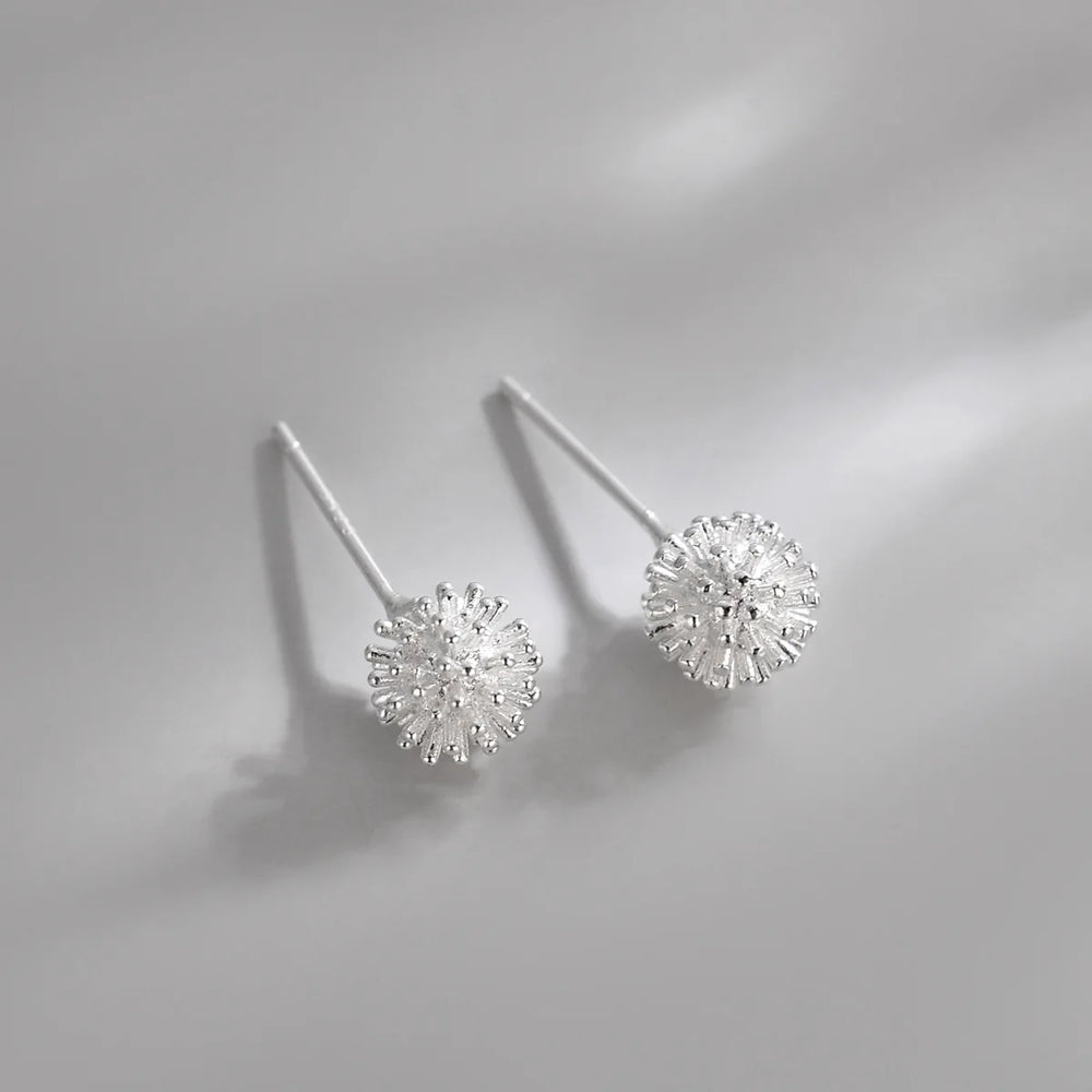 925 Silver Needles Lovely Mini Stud Earrings Women Cute Heart Star Moon Daisy Christm alternate view