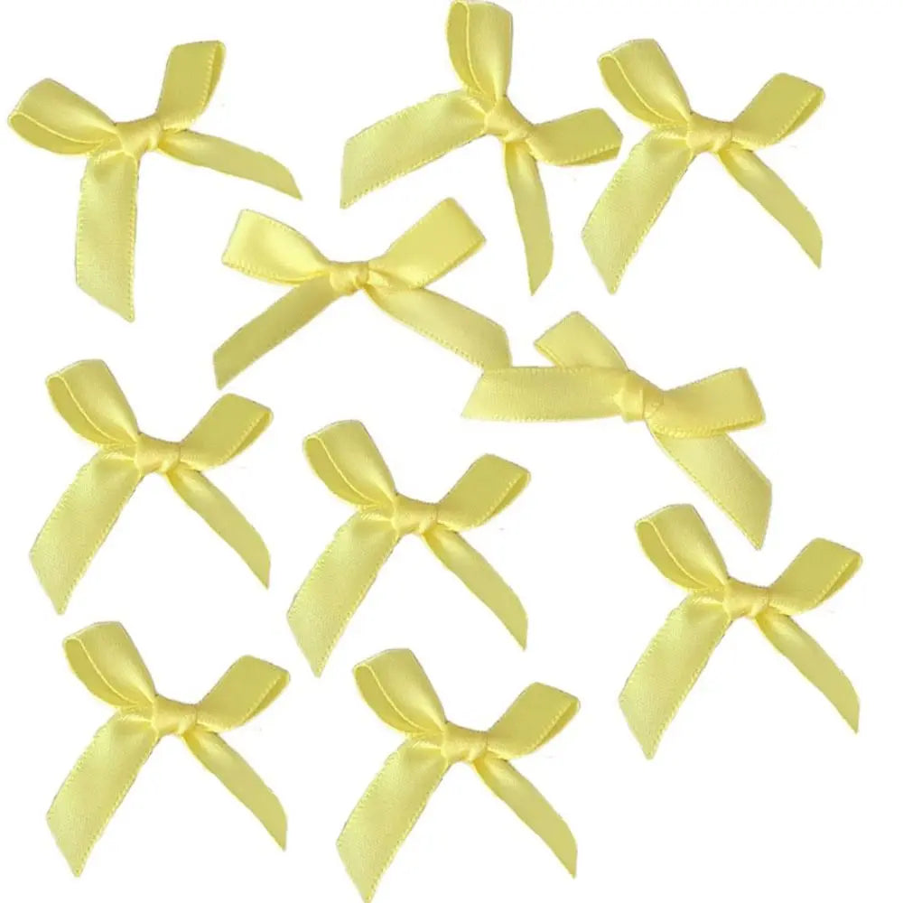 10pcs Bowknot Cotton Doll Hair Pins Doll Hairpin Accessories Tiny DIY Mini Hair Clip Cute 4cm Doll Wig Clips Birthday Gift