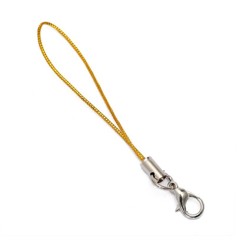 50pcs Cell Phone Lanyard Strap String Mobile Hook With Lobster Clasp Ring Keychain Fo lifestyle view