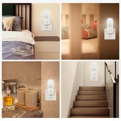 LED Night Light for Bedroom | Energy-Saving Plug-in Lamp for Kids, Living Room, Hallwa close-up view