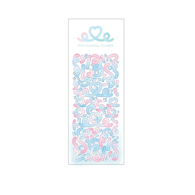 1PCS New Cute Deco Stickers Photocard Decor Kawaii Decorative Scrapbooking Decorative St detail view