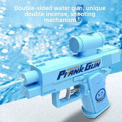 2-Way Reverse Splash Water Gun | Double Directional Prank Toy close-up view