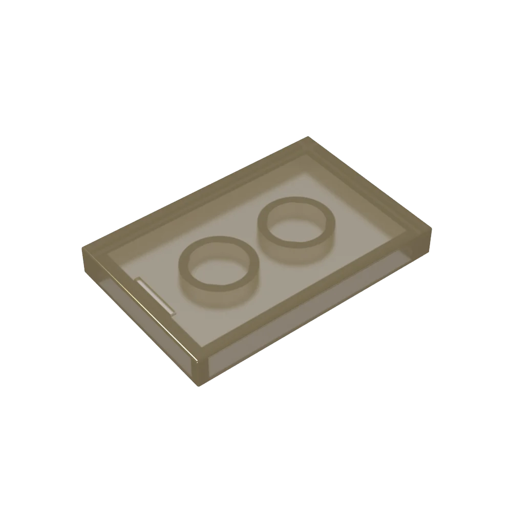 Gobricks GDS-1039 Tile 2 x 3 | Compatible Building Brick for Creative DIY Projects additional angle