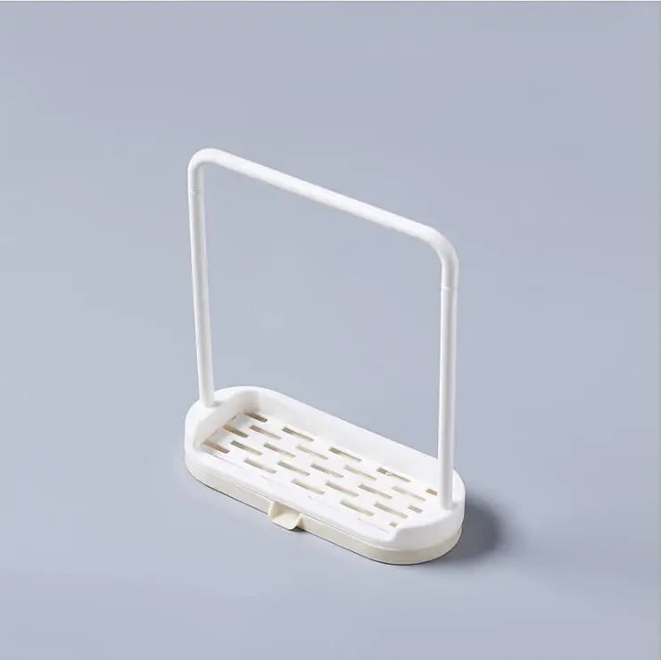 Kitchen Storage Rack Dishcloth Hanging Rack Towel Sponge Drain Racks Bathroom Soap Ho alternate view