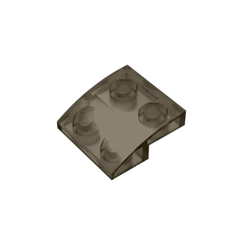 Gobricks GDS-1270 Slope, Curved 2 x 2 Inverted | Compatible with Lego 32803 Building B close-up view