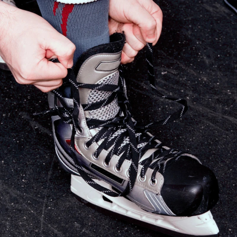 UICE Ice Hockey Shoelaces Box-Packed Ice Hockey Skate Laces 84/96/108/120in Dual Laye alternate view