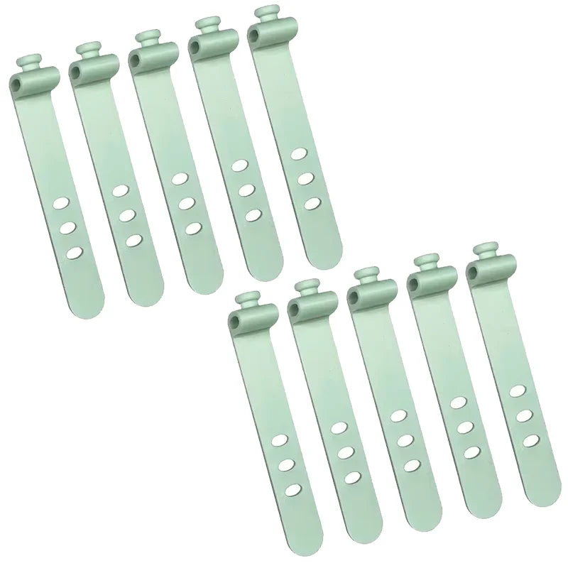 5/10pcs Cable Organizer Clip Strap Silicone Strap Line Storge Holder Cable Wire Wrap alternate view