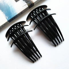 5/7 Teeth Plastic Hair Clip for Women Vintage Hair Combs Magic Comb Hair Clips Korean Styling Tools Creative Headwear Black Gift
