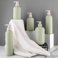 Refillable Foaming Soap Dispenser | Rustproof Plastic Shampoo and Shower Bottle for K alternate view
