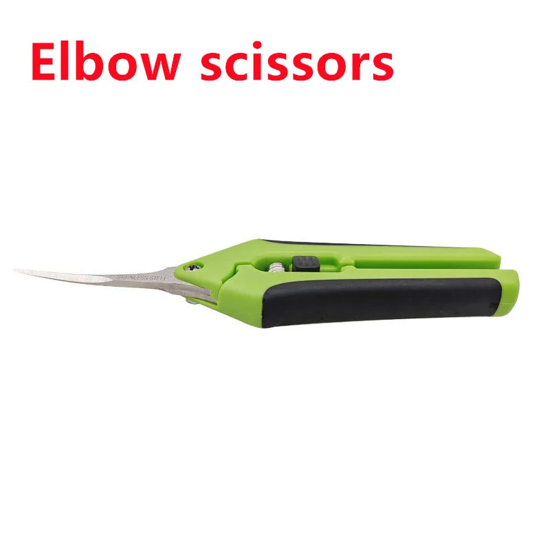 6.5 Inch Gardening Scissors Hand Pruner | Pruning Shears with Stainless Steel Blades close-up view