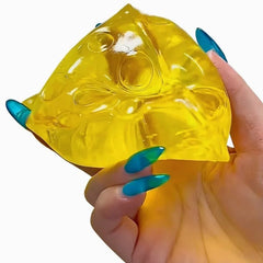 Honey Cheese Squishy Toy | Soft Mochi Stress Relief Squeeze Cube