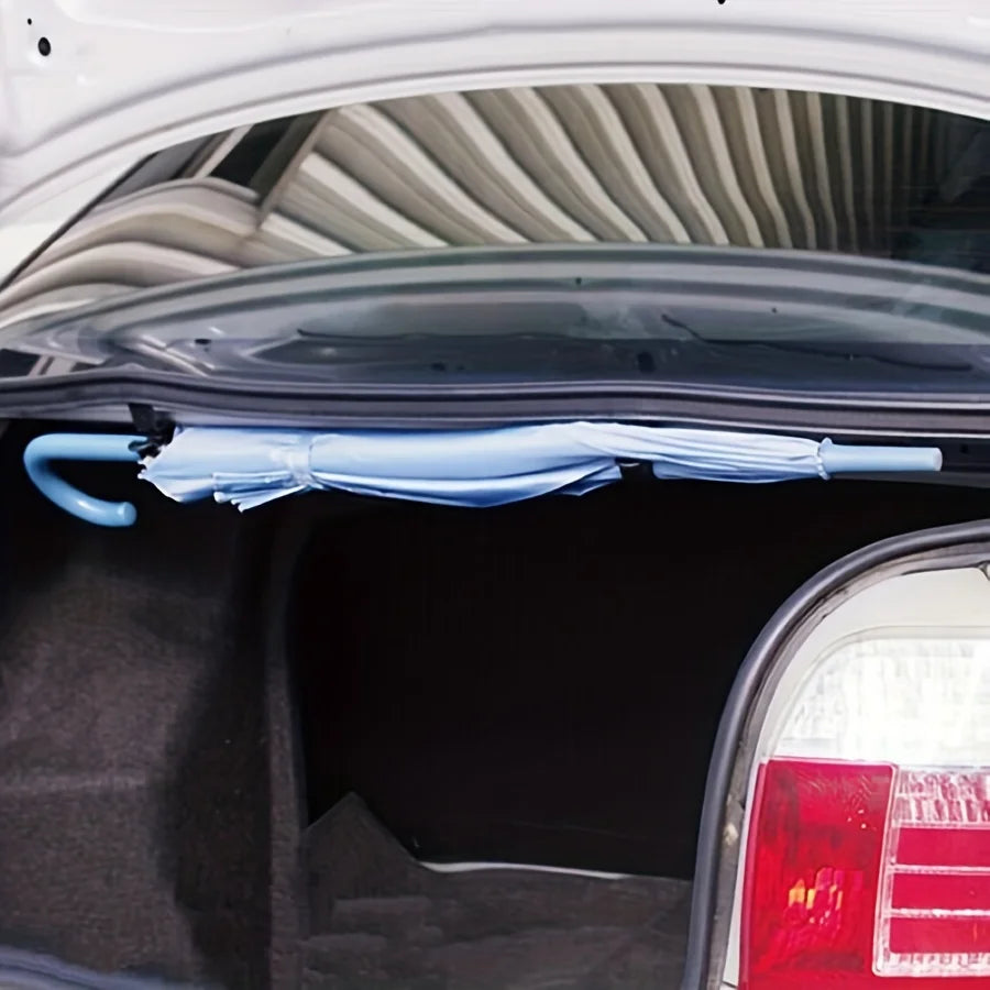 Car Trunk Organizer Hook 2pcs Black close-up view