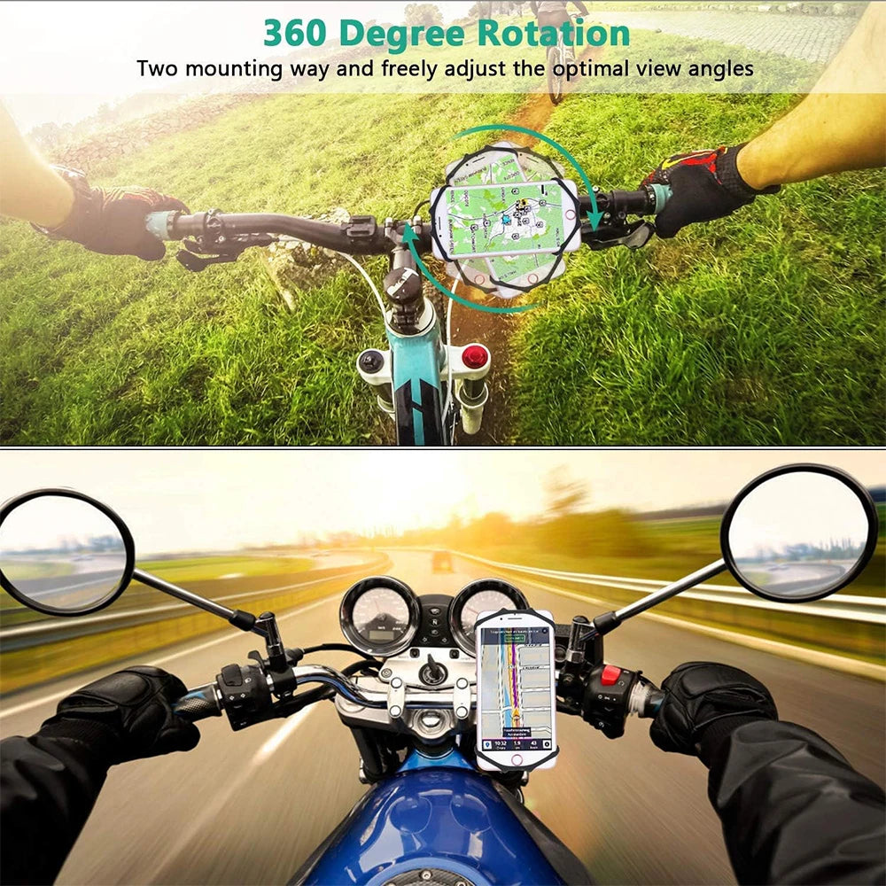 Bike Phone Holder Bicycle Mobile Cellphone Holder Motorcycle Suitable for Various P additional angle