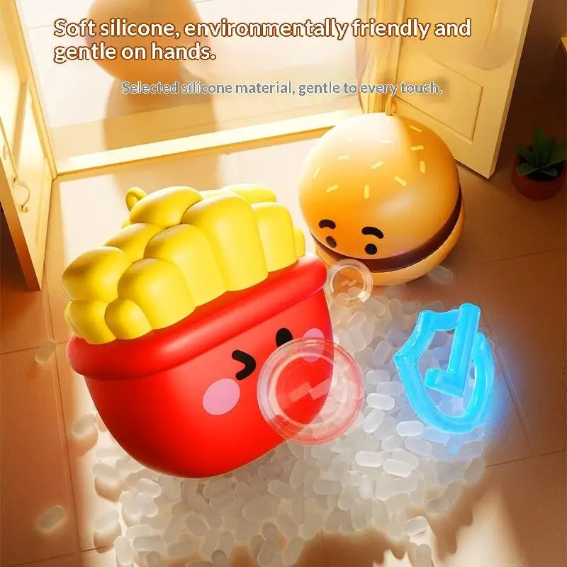 Cute Food Series Spitting Bubbles Squishy Squeeze Toys Anxiety Stress Relief Sensory lifestyle view