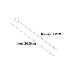 1/2PCS Metal Sewing Crochet Hook Loop Turner Fabric Tubes Strap Belt Strips Handmade D close-up view