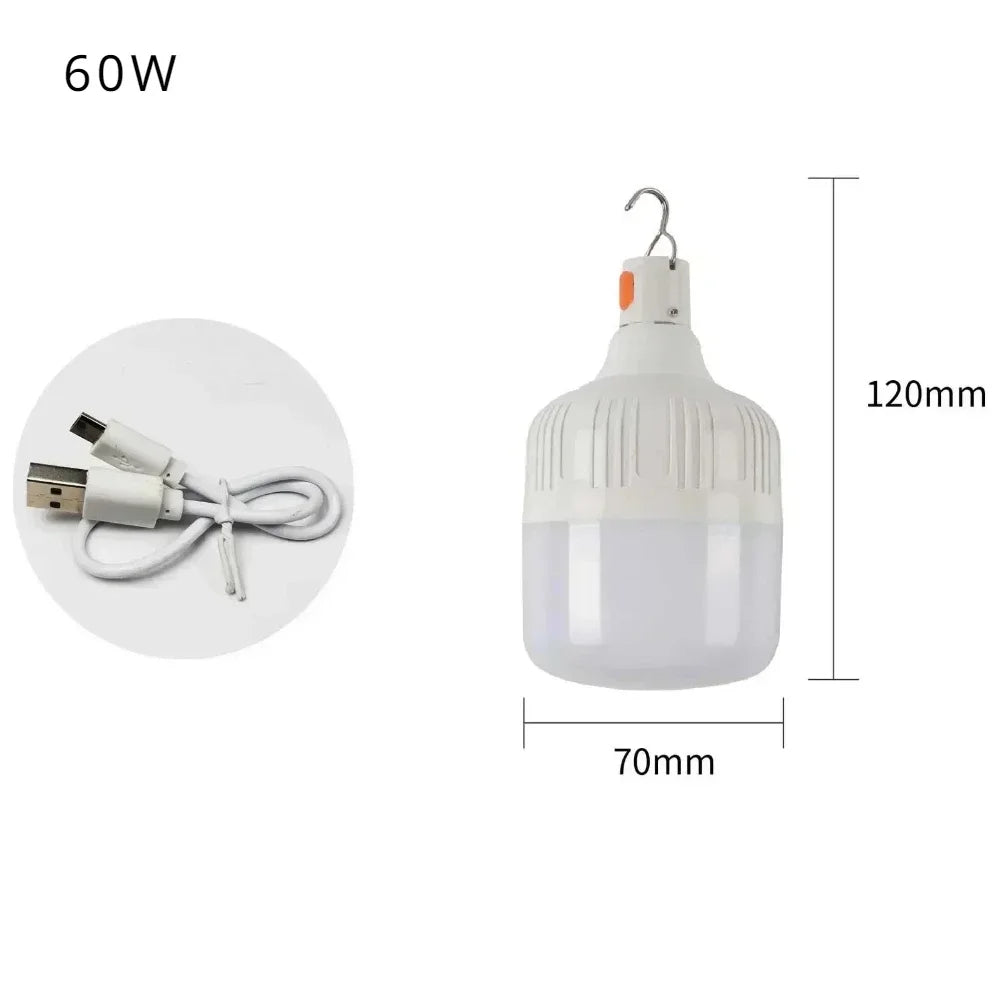60W/30W USB Rechargeable LED Camping Lantern | Emergency Outdoor Lighting alternate view