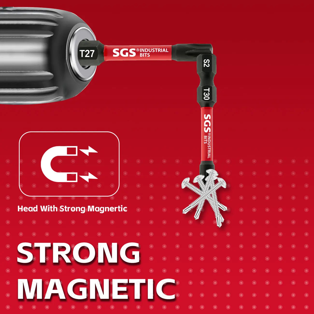 10-Piece Magnetic Star-Shaped Bit Set | Professional S2 Alloy Steel Torx Screwdriver lifestyle view