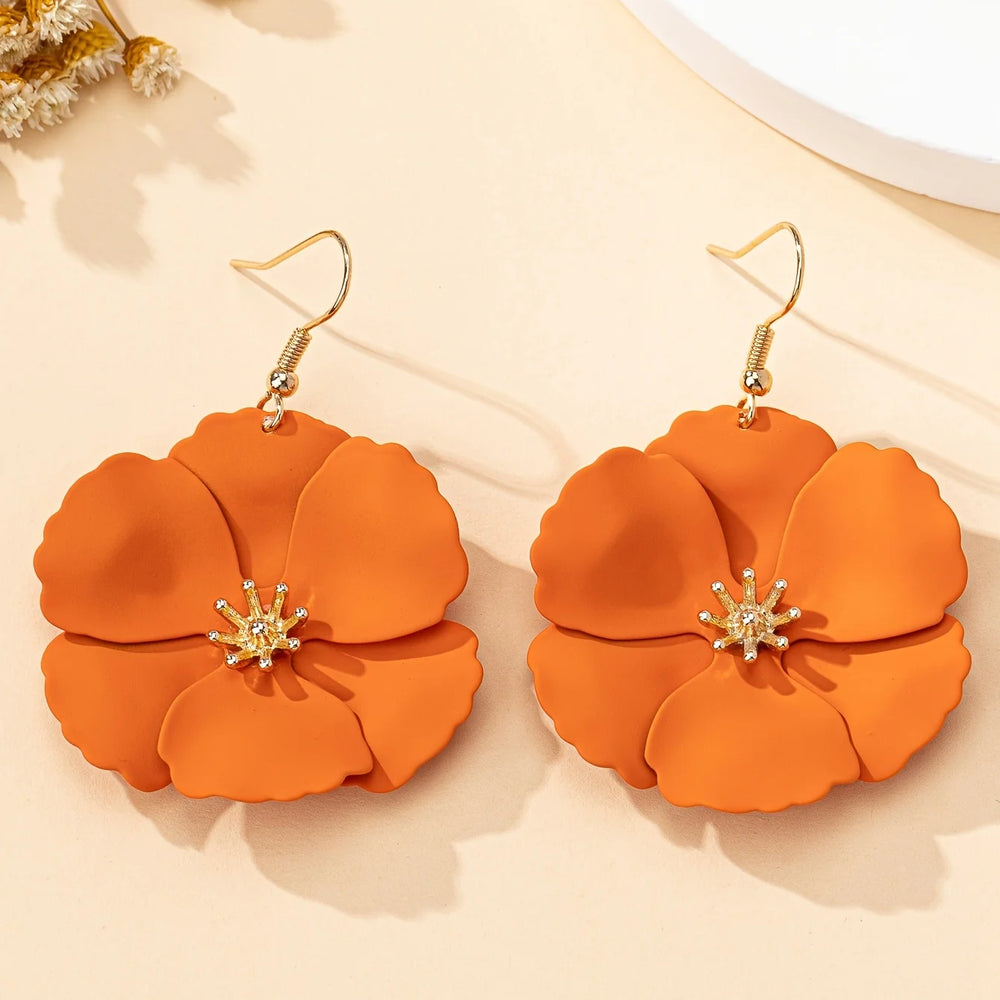 Women’s Floral Drop Earrings | Lightweight Spring and Summer Jewelry