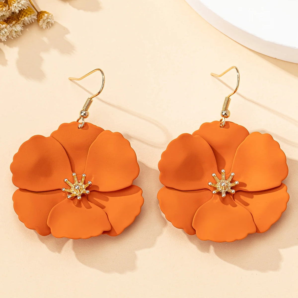 Women’s Floral Drop Earrings | Lightweight Spring and Summer Jewelry