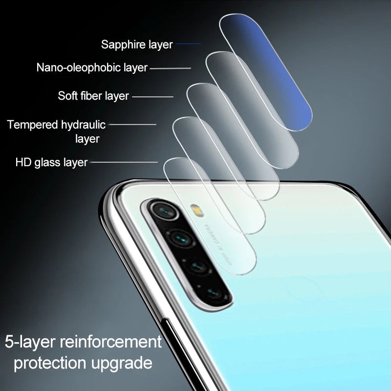 Xiaomi 17 Tempered Glass Camera Lens Protector 9H close-up view