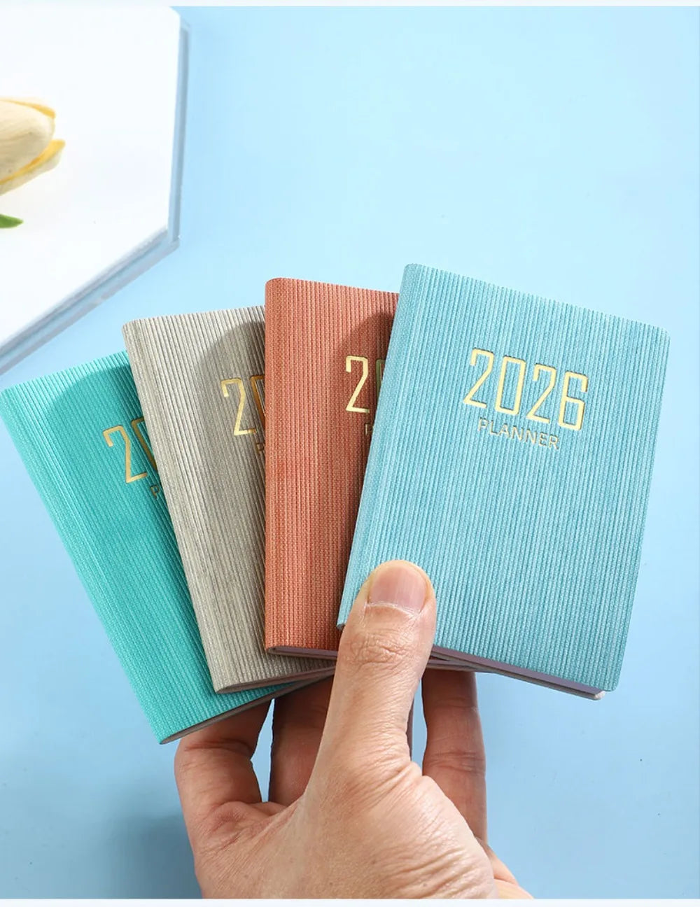 Portable A7 2026 Agenda Book – Pocket Weekly Planner with Calendar