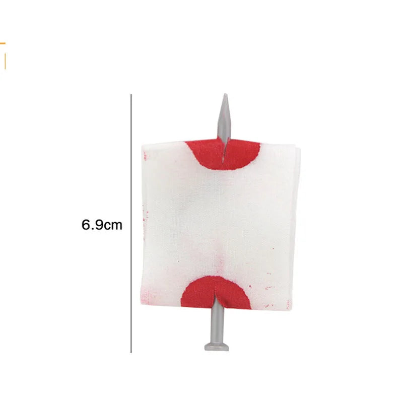 5Pcs Fool Toys Blood Prank Magic Prop Joke Fake Nail Through Finger Magic Funny Gadge alternate view