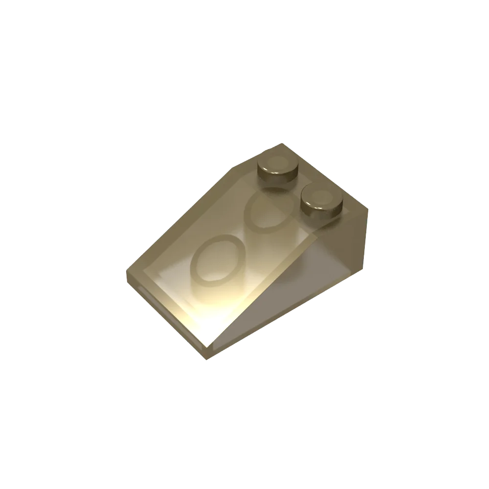 Gobricks Slope 33° 3 x 2 Building Block | Compatible with Lego 3298 close-up view