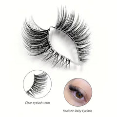 Natural Look Curly Half Lashes | 5 Pairs for Volume and Definition detail view