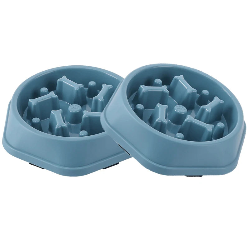 Slow Feeder Dog Bowl | Anti-Choking Puzzle Feeder for Small and Medium Dogs lifestyle view