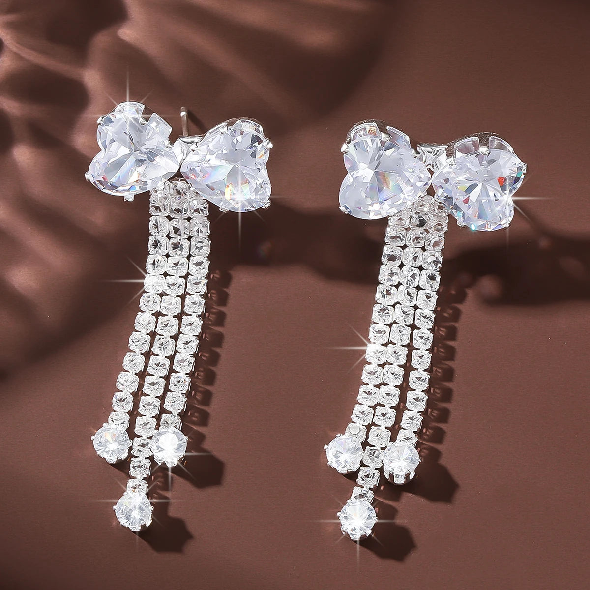 2PC Women's Fashion Trend DIY Pearl Petal Ball Earrings Outdoor Travel Carnival Banque close-up view