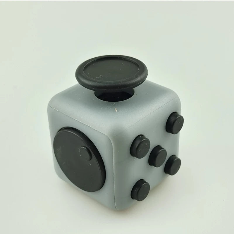 Solid Color Fidget Decompression Dice | Infinite Rubik Cube for Stress and Anxiety Re alternate view