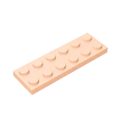 Plate 2 x 6 Building Block | Compatible Building Brick for DIY Creations additional angle