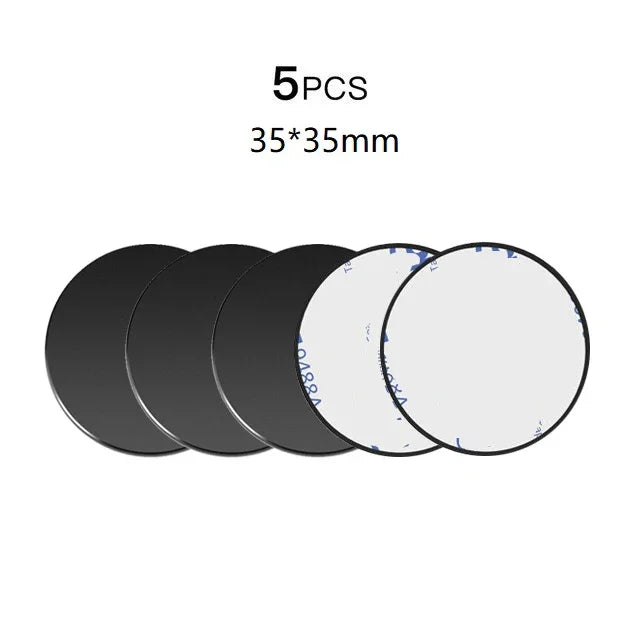 1/3/5Pcs Magnetic Metal Plate For Car Phone Holder Universal Iron Sheet Disk Sticker lifestyle view