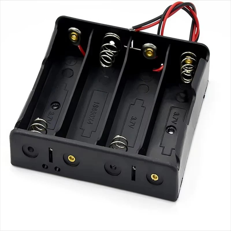 18650 Power Bank Case 1X 2X 3X 4X 18650 Plastic Battery Holder Storage Box 1 2 3 4 Slot detail view