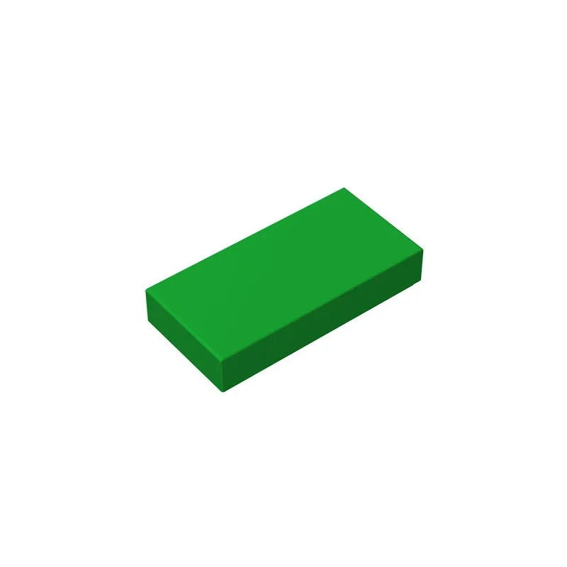 Gobricks GDS-566 Fliese 1 x 2 mit Nut | Kompatibler Baustein