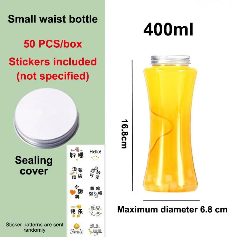 DIY Drink Shaker Bottle 1 Portable Transparent Plastic Bottle for Making Custom Mil additional angle