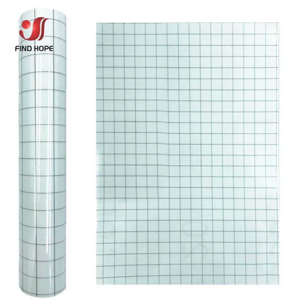 Clear Vinyl Transfer Paper Tape with Alignment Grid | Application Tape for Vinyl Deca lifestyle view