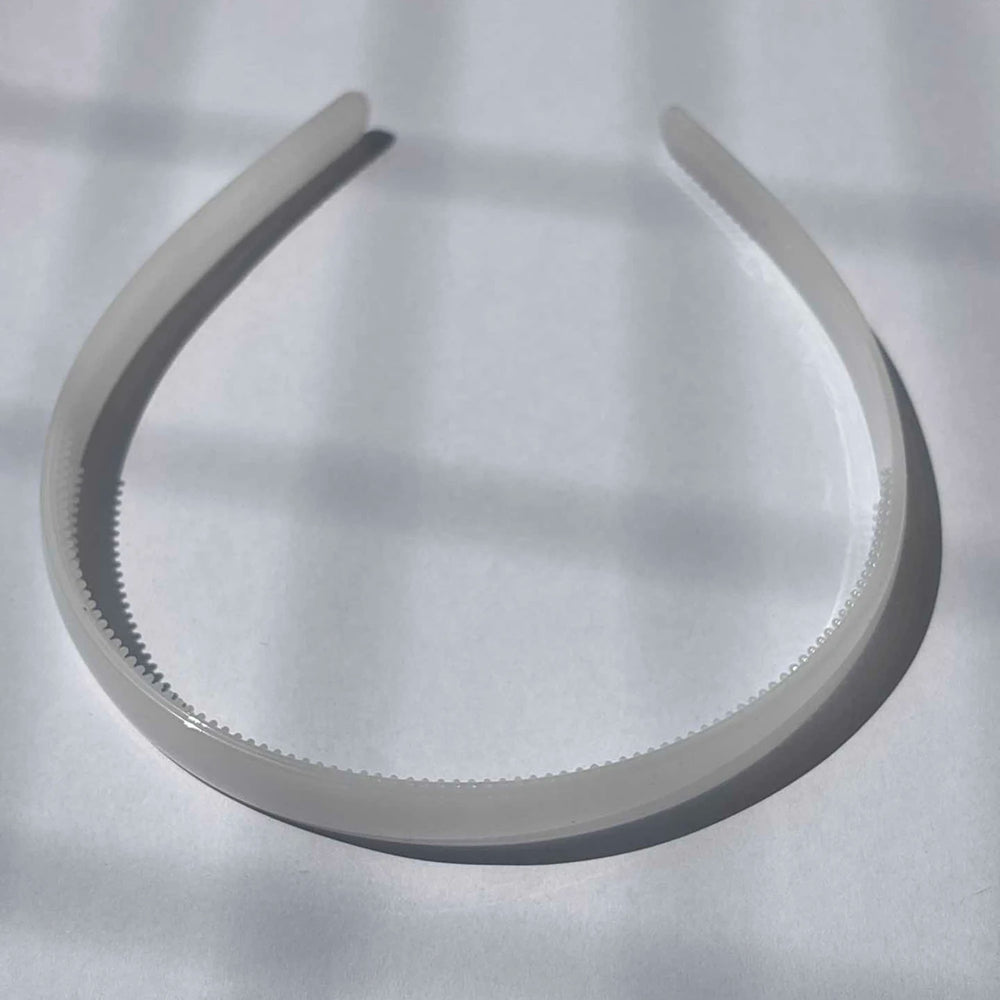 Plastic Translucent Hair Head Hoop Band Headband Women Hairband for girls Non-slip Tooth detail view