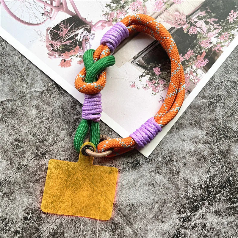 Phone Lanyard Strap Colorful Key Chain Card Decorations Cell Phone Pendant Premium Wr alternate view
