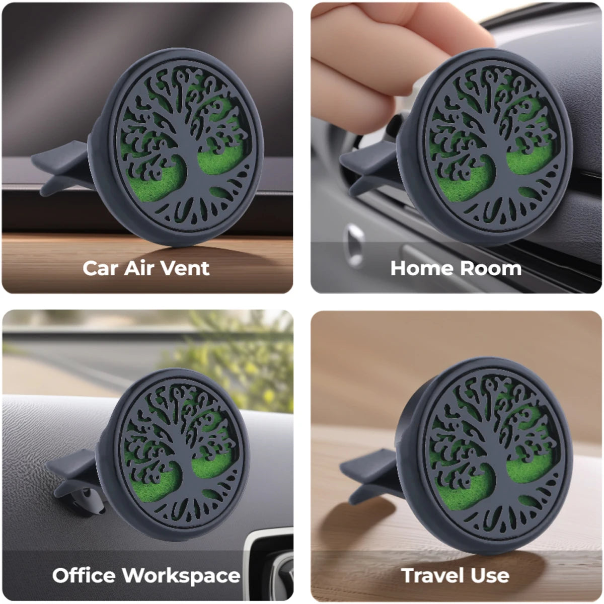 Car Air Freshener Diffuser with 10 Gaskets